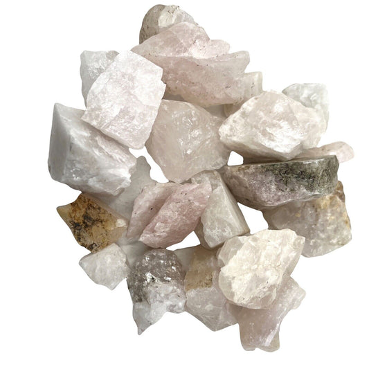 1kg Rose Quartz Stone Tumbling Rough Rock