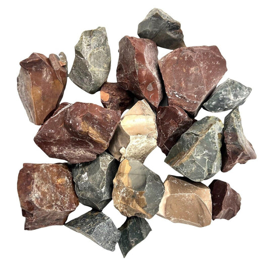 1kg Blood Fancy Stone Tumbling Rough Rock